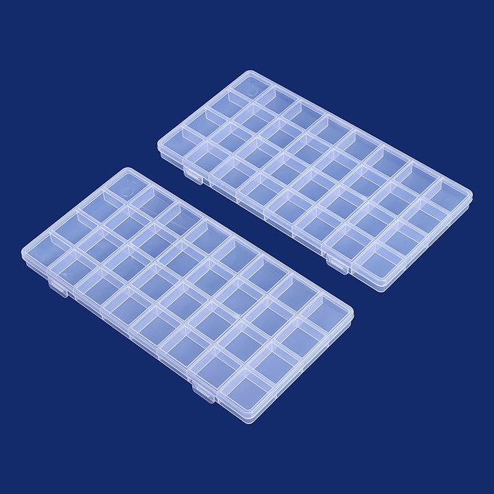 Multi-Divisional Transparent Craft Storage Box Stornfield