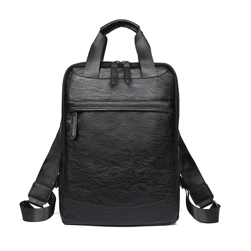 Sophisticated Leather Laptop Backpack Stornfield