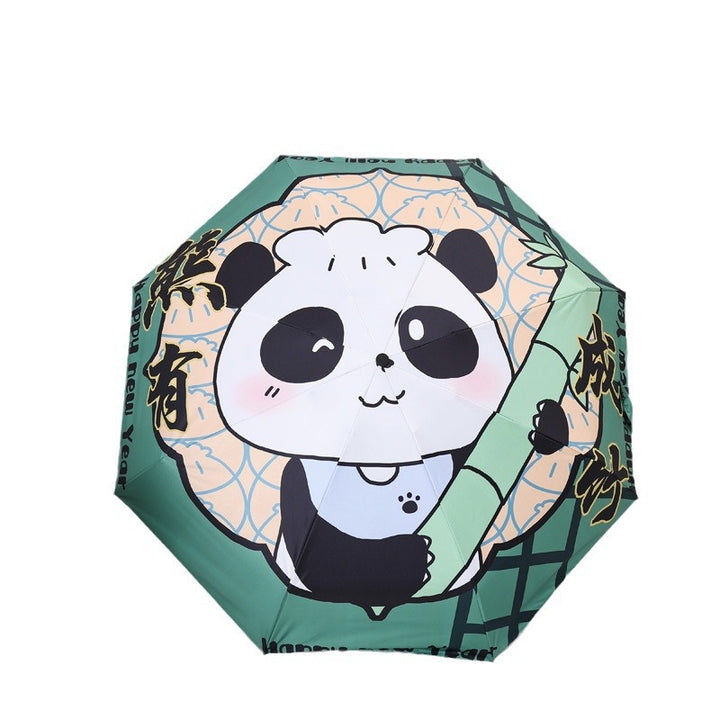 Ladies creative folding umbrella with graphic design Stornfield