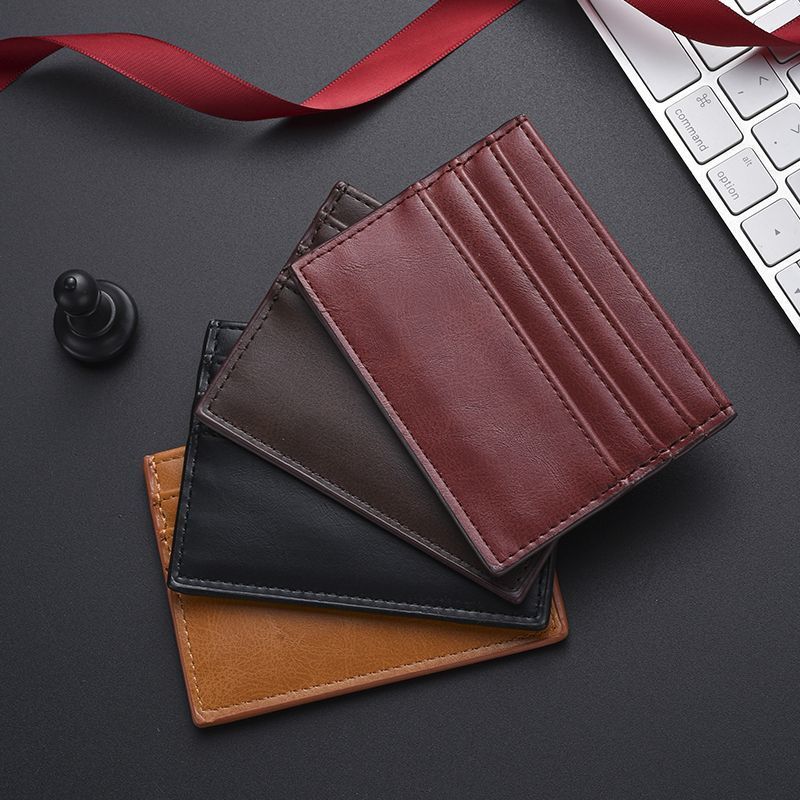 Textured Leather Card Holder Stornfield