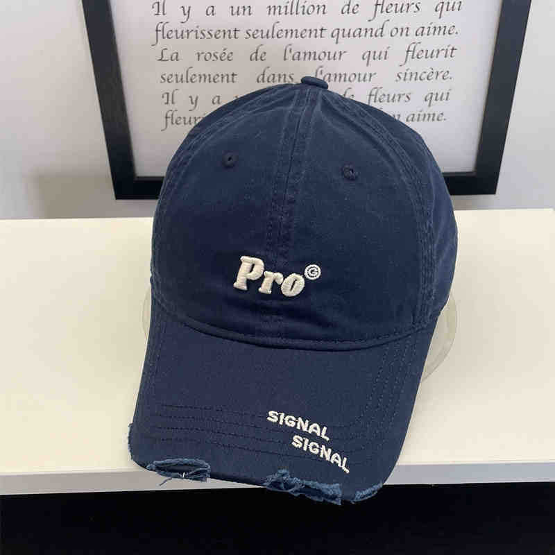 Women's Casual Distressed Embroidered Baseball Cap Stornfield