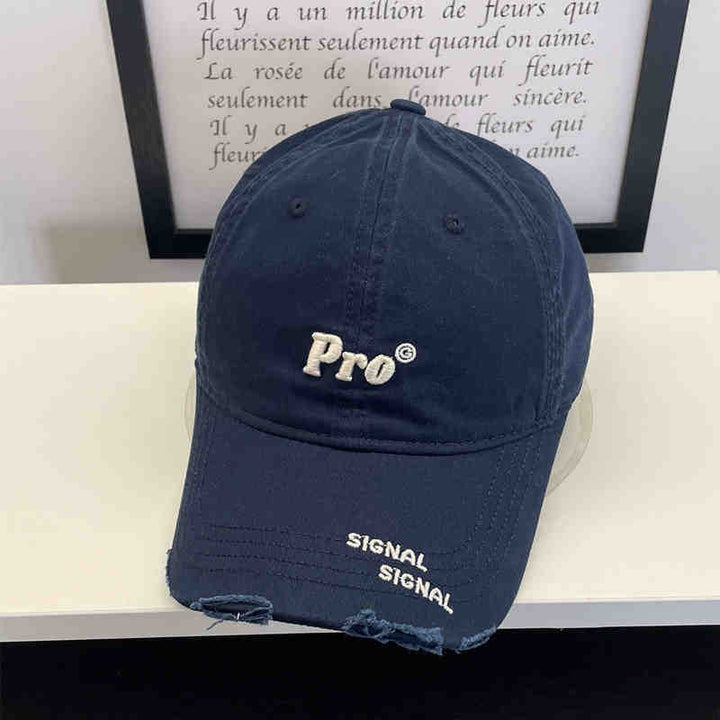 Women's Casual Distressed Embroidered Baseball Cap Stornfield