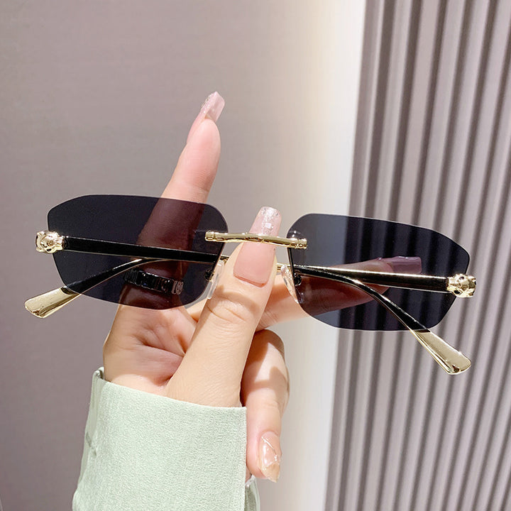 Women elegant half-frame sunglasses Stornfield
