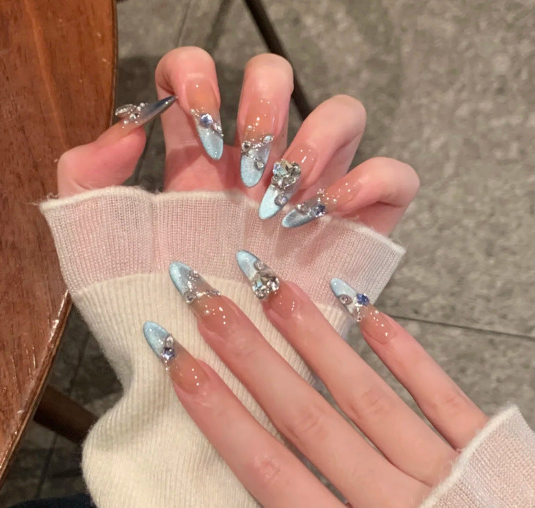 Elegant Glossy Square Press-On Nail Set