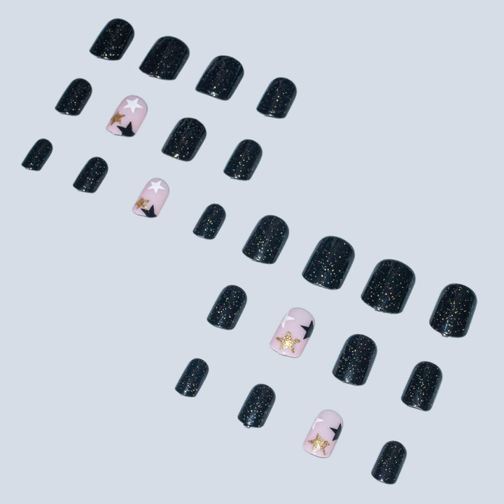 Sparkling Star-Themed Nail Art Kit