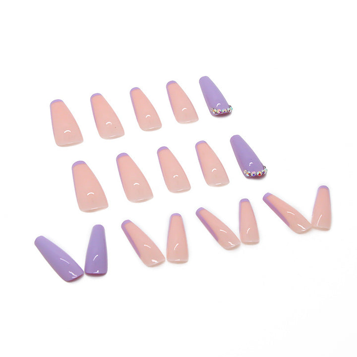 Artificial nail set with elegant and sparkling design Stornfield