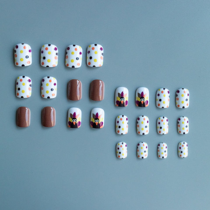 Festive Thanksgiving Themed Nail Art Kit