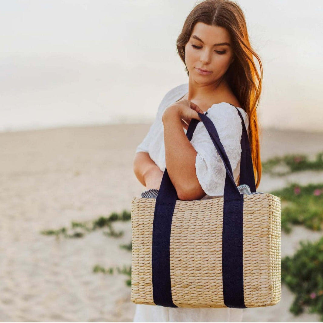 Women's Handwoven Basket with Removable Fabric Cover Stornfield