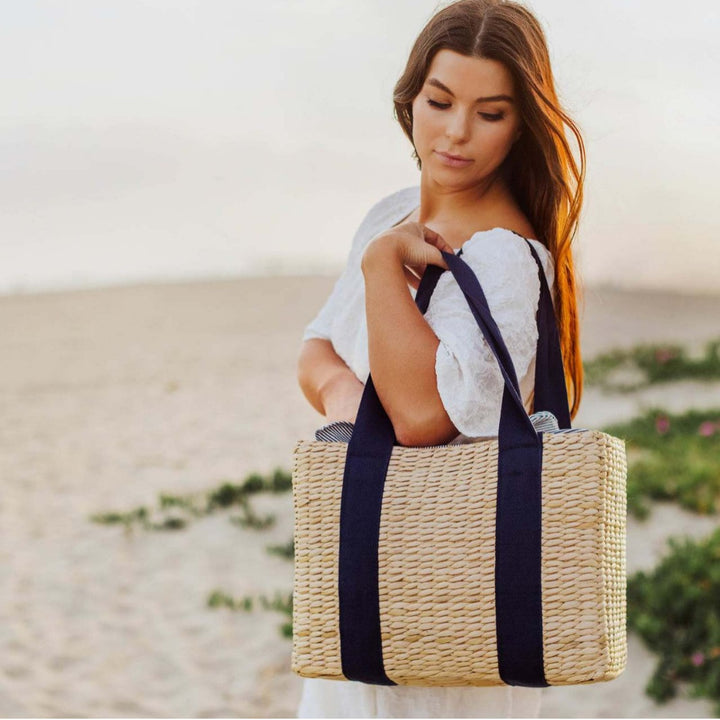 Women's Handwoven Basket with Removable Fabric Cover Stornfield