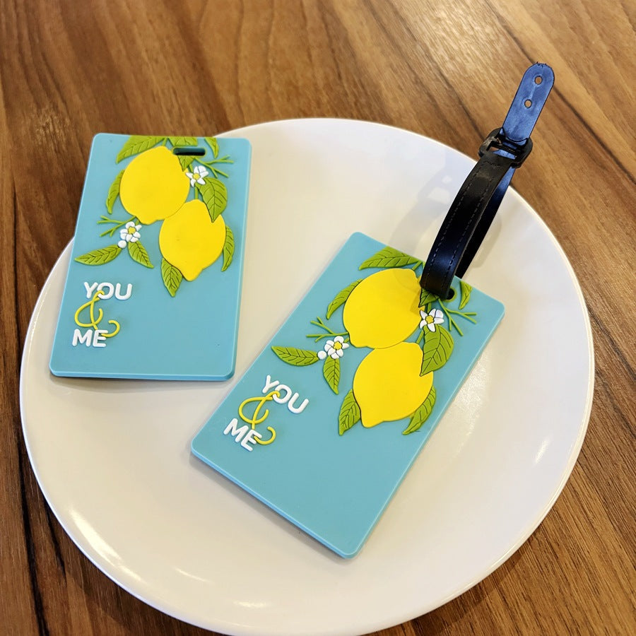 Lemon-Themed Travel Luggage Tag Stornfield