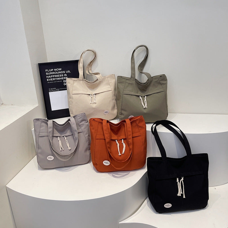 Casual Multi-Pocket Canvas Tote Bag Stornfield