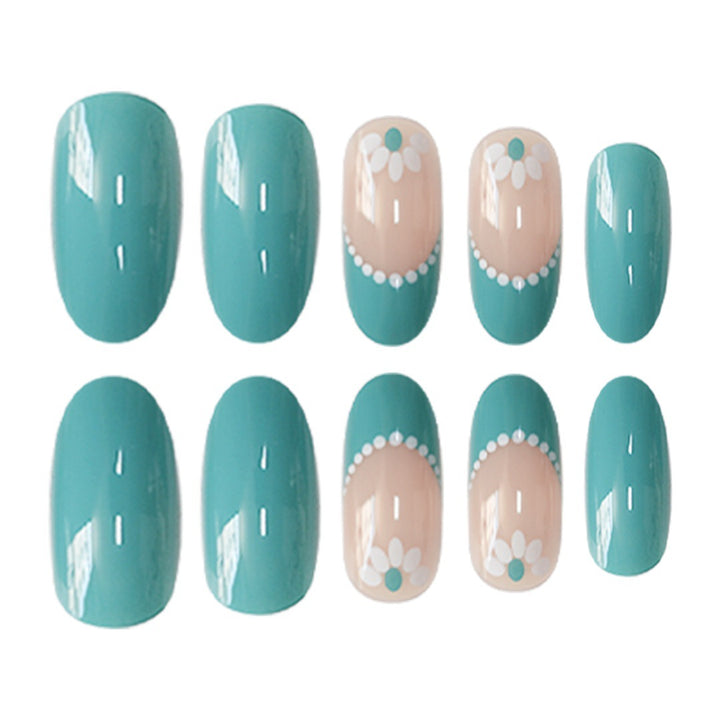 Elegant Floral Accent Nail Art Set Stornfield