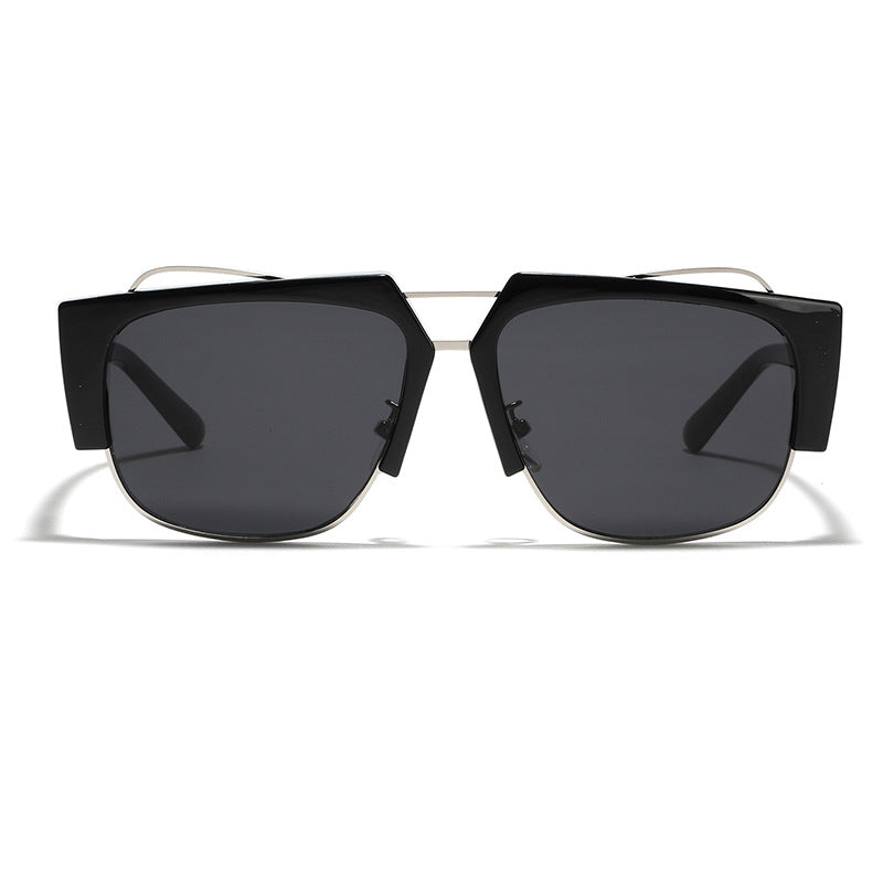Ladies trendy square sunglasses with contrasting frame Stornfield