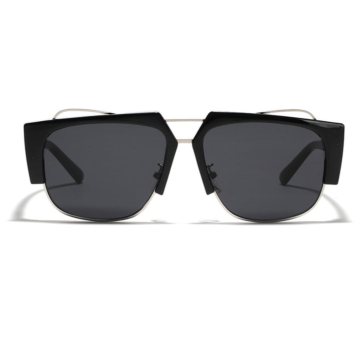 Ladies trendy square sunglasses with contrasting frame Stornfield