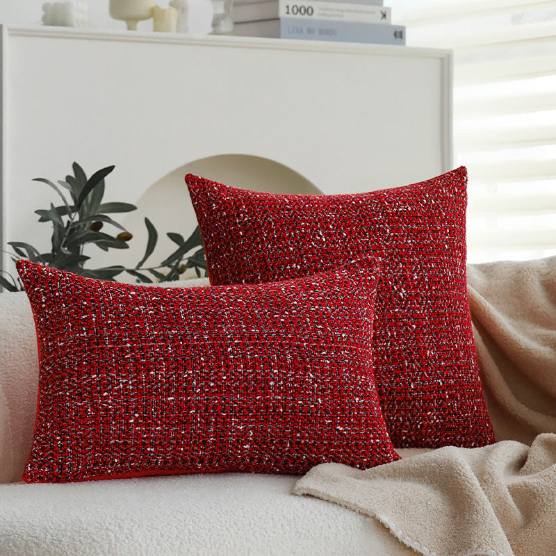 Decorative pillow with textured design