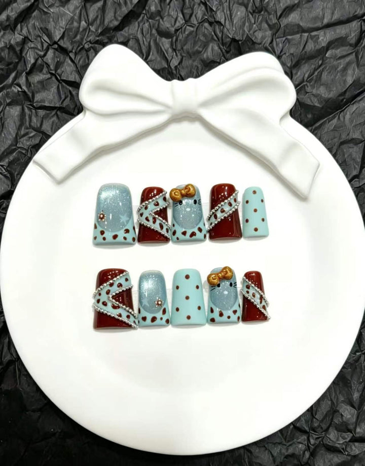 Creative Themed Press-On Nails