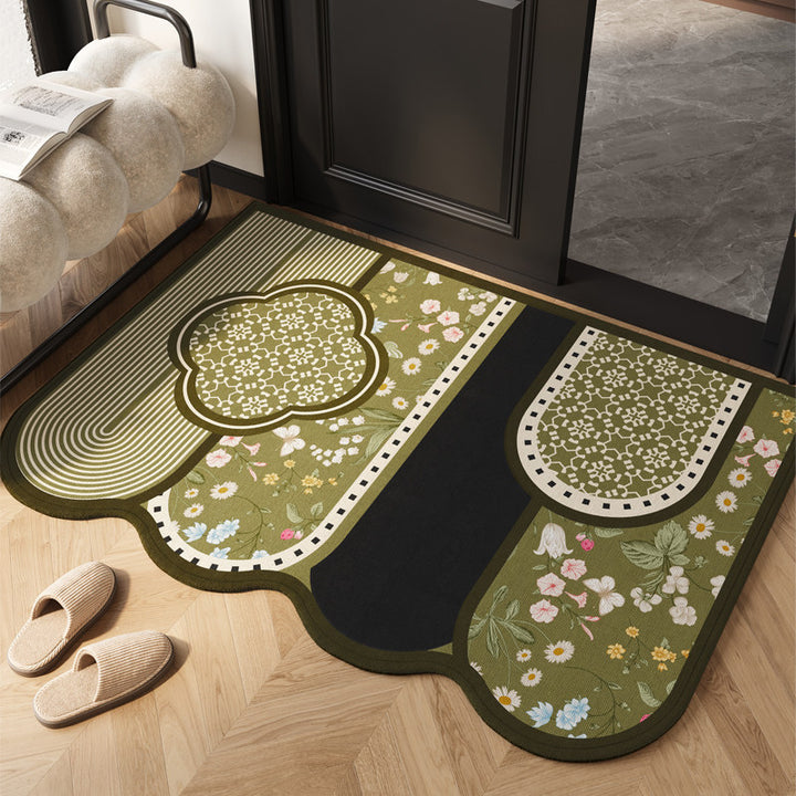 Botanical Design Area Rug