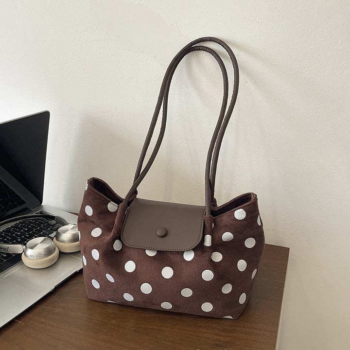 Polka Dot Shoulder Handbag