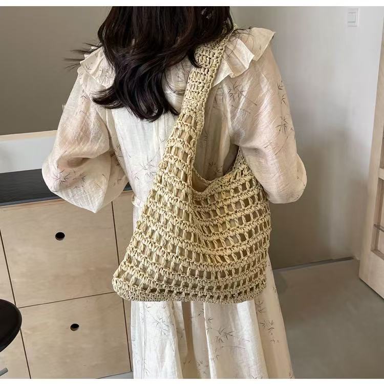Macrame Shoulder Bag with Soft and Breathable Fabric Stornfield