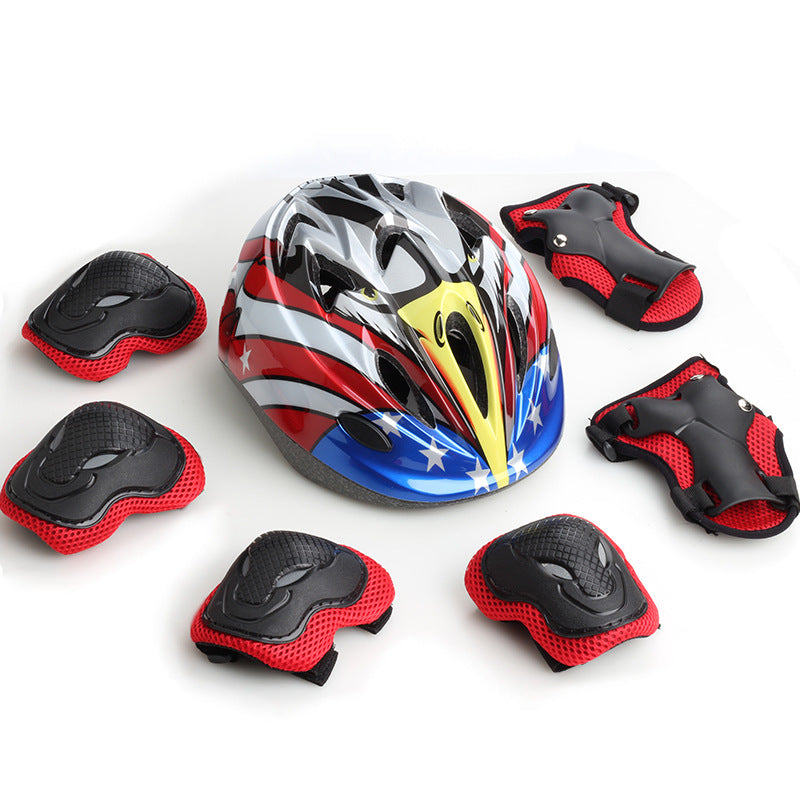 Safety Helmet and Protective Gear Set Stornfield