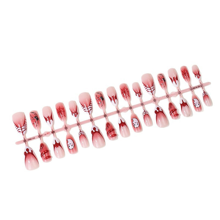 Halloween-Themed Press-On Nail Art Set Stornfield