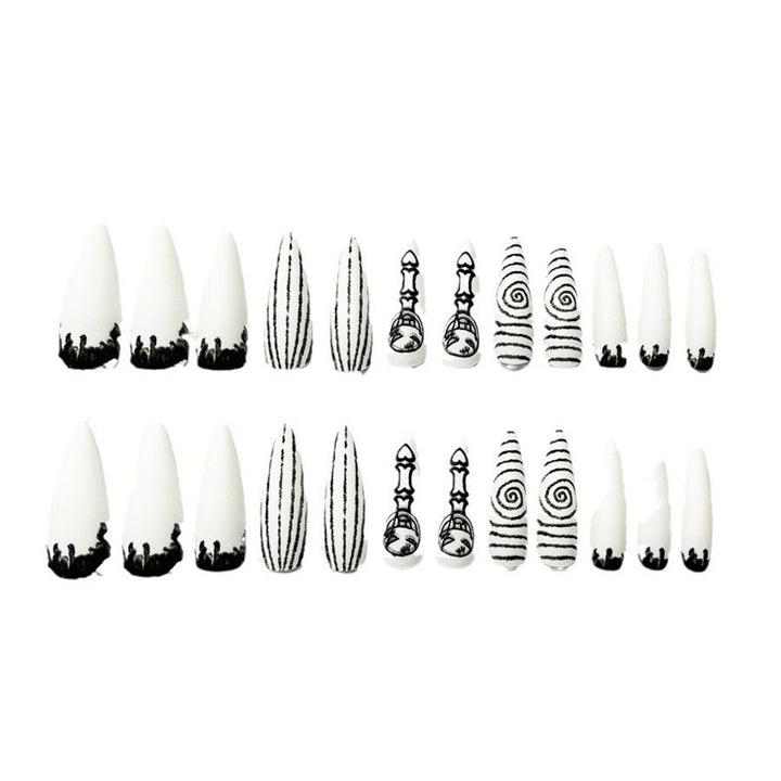 Artistic Thematic Press-On Nail Enhancements Stornfield