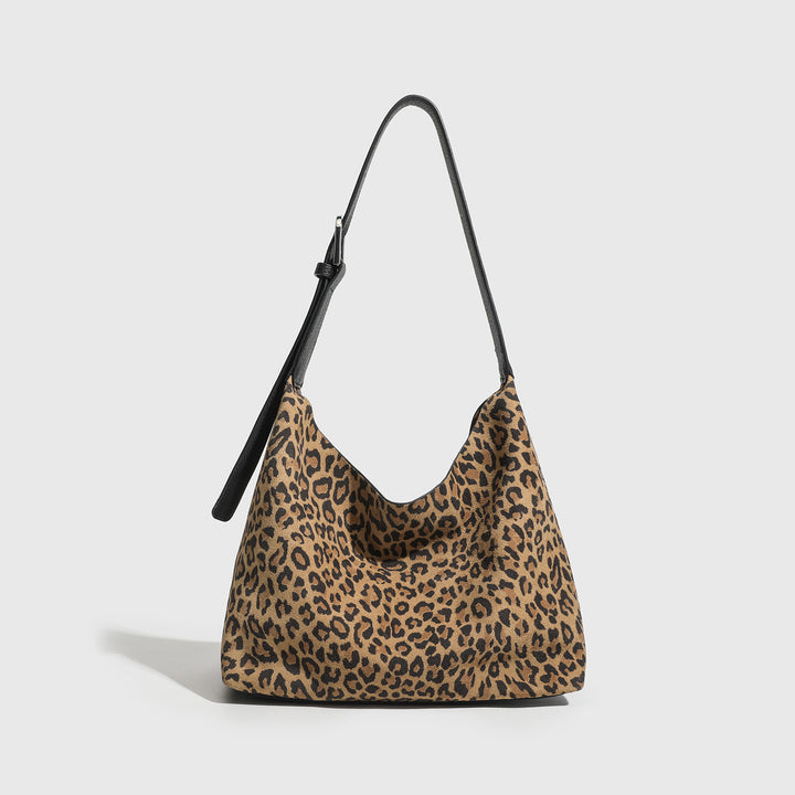 Chic Leopard Print Shoulder Bag