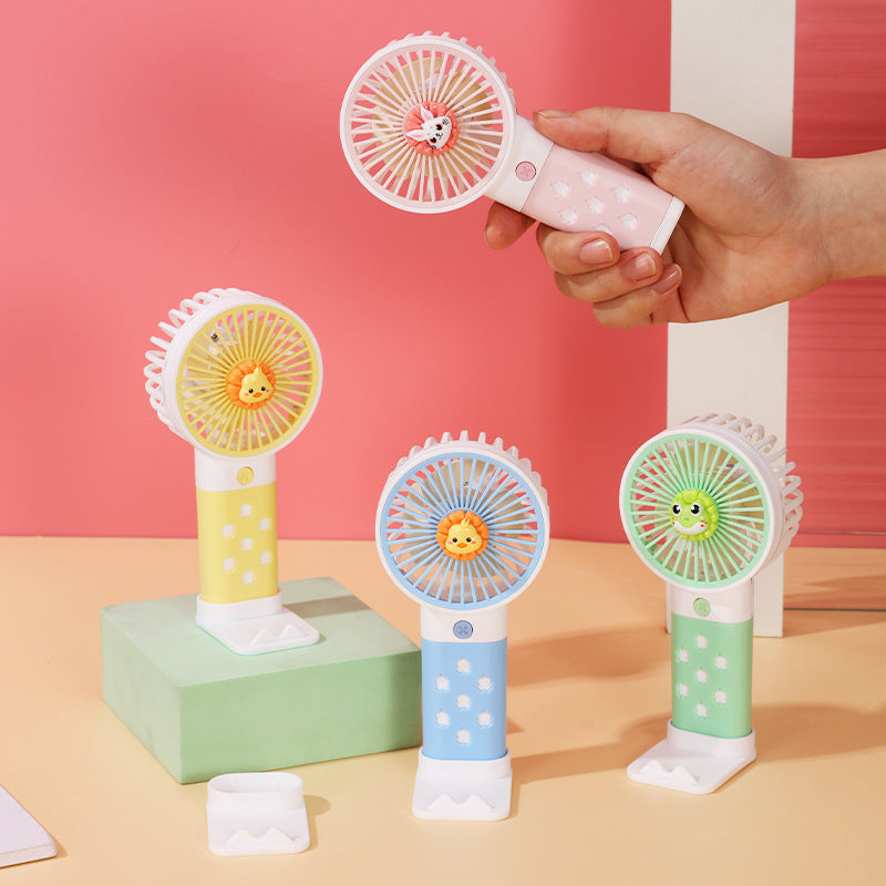 Women's Portable Mini Hand Fan with Cute Rabbit Design Stornfield