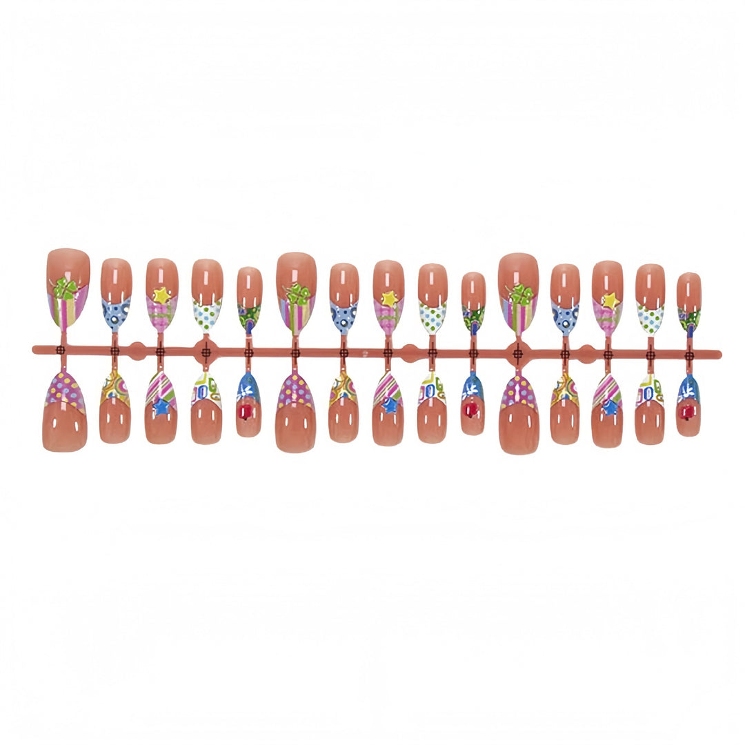 Creative Patterned Press-On Nail Art Set Stornfield