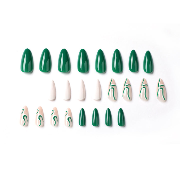 Elegant Nail Art with Creative Wave Designs Stornfield