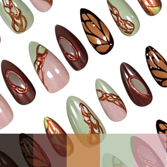Artistic Abstract Nail Enhancements Stornfield