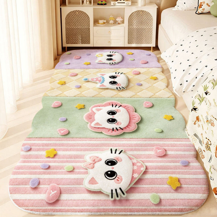 Cute Animal-Themed Plush Area Rug