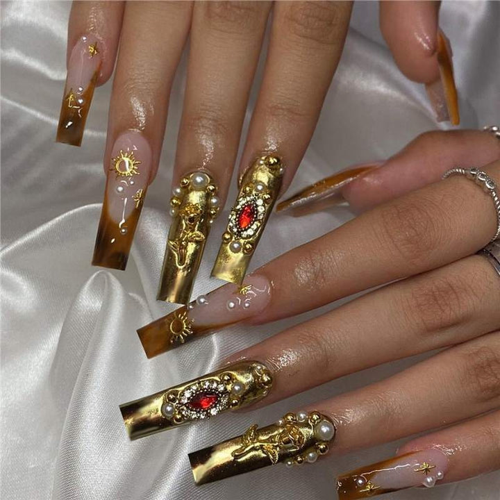 Artistic Luxury Press-On Nails Stornfield
