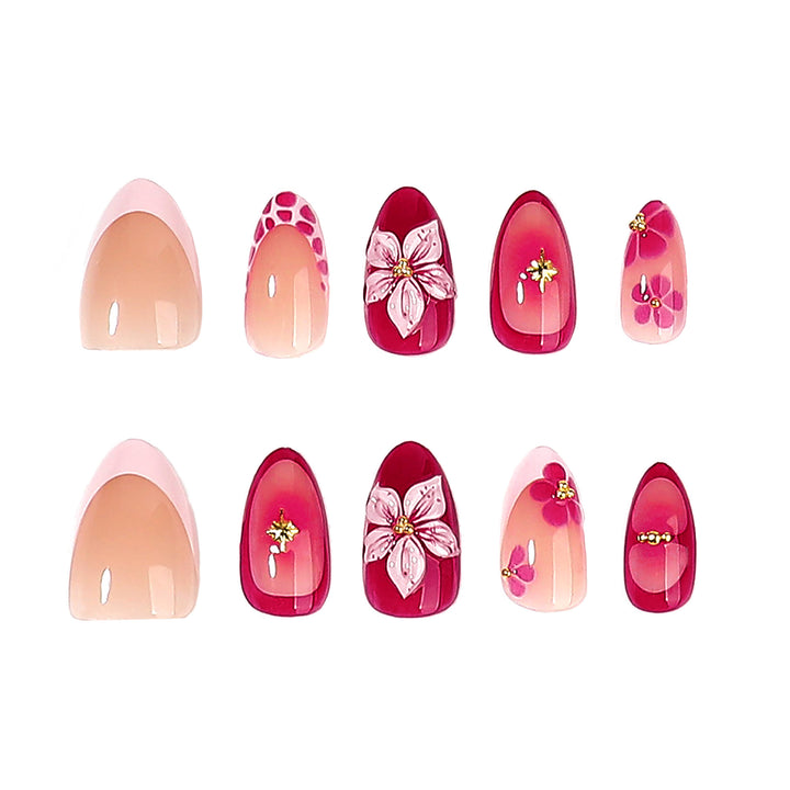 Artificial Nail Art with Flower Design Stornfield