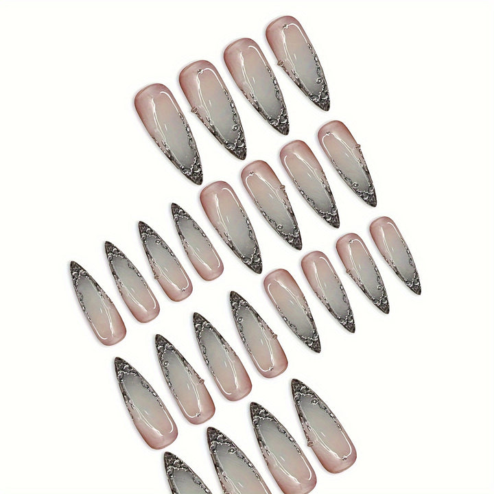 Elegant Stiletto Press-On Nail Set Stornfield