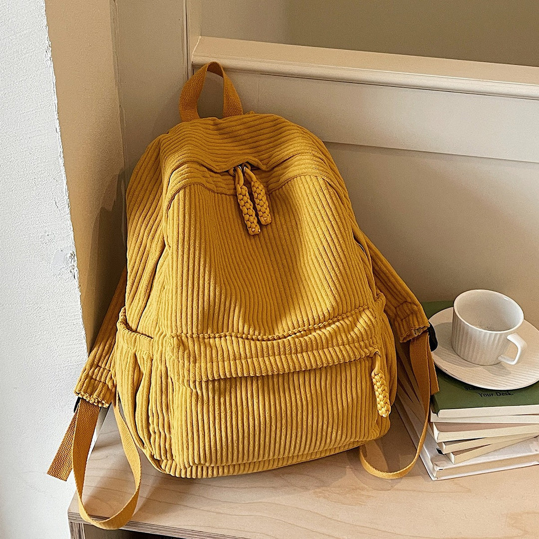 Corduroy Multi-Pocket Backpack Stornfield