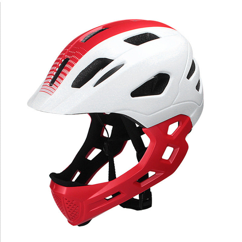 convertible mountain bike helmet with detachable chin guard and high-flow ventilation Stornfield