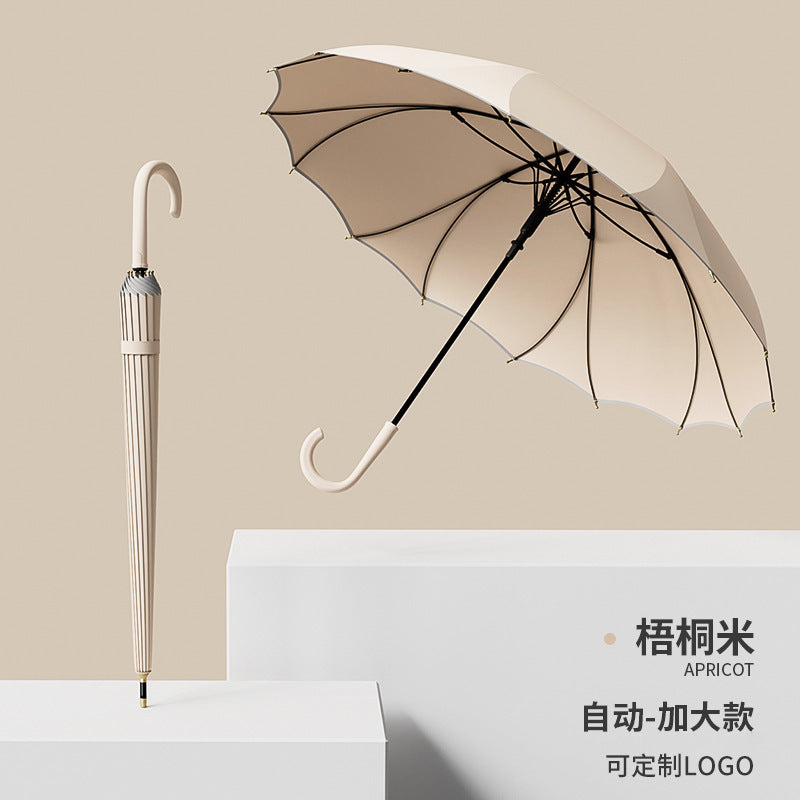 Women's Elegant Automatic Umbrella with UV Protection and Ergonomic Handle Stornfield