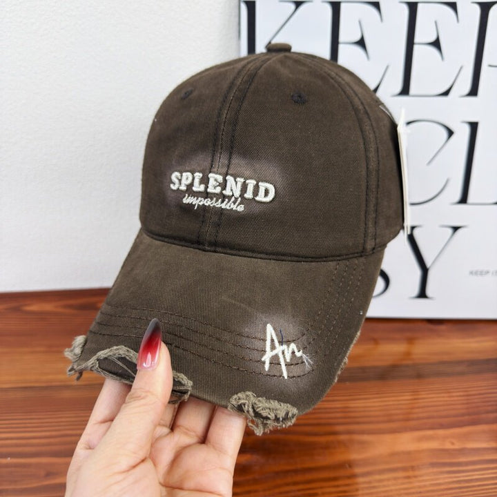 Women's Distressed Graphic Baseball Cap Stornfield