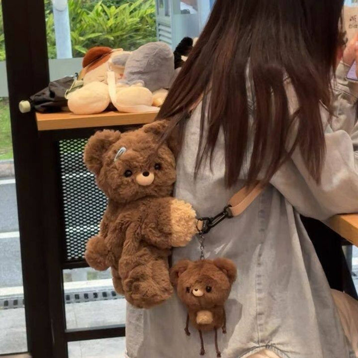 Cute plush shoulder bag with animal motif Stornfield