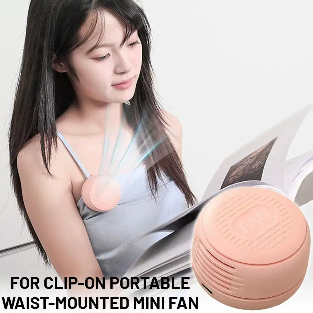 Unisex one size compact portable personal cooling fan with USB rechargeable battery and adjustable louvers Stornfield
