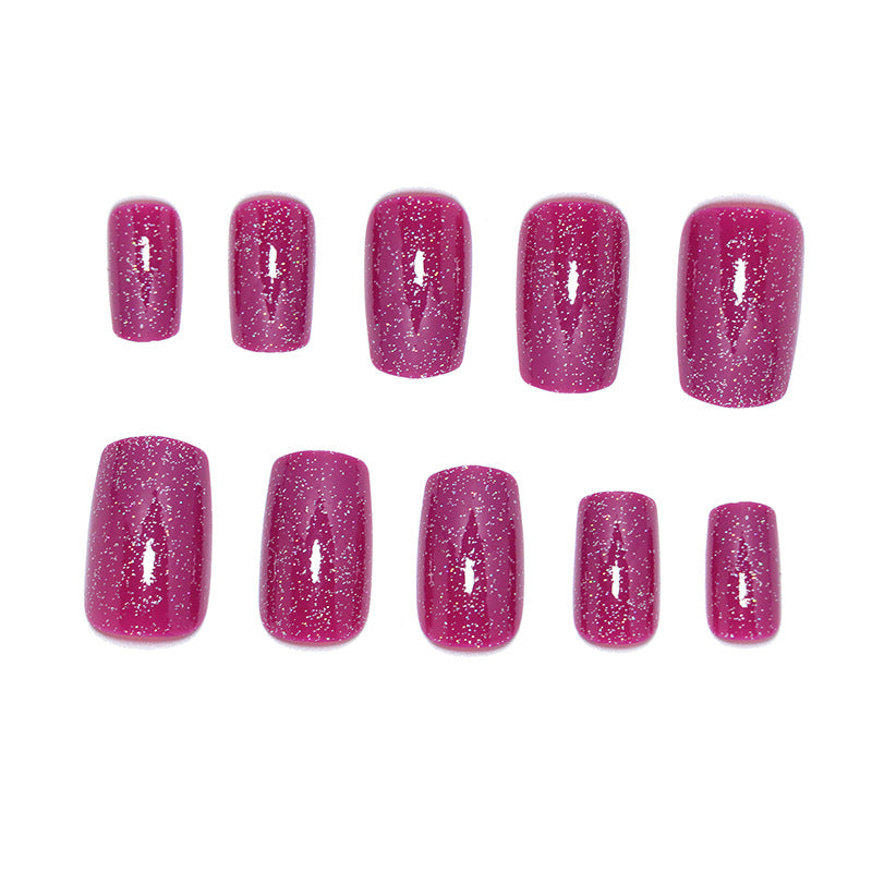 Glamorous Glittery Press-On Nail Set Stornfield