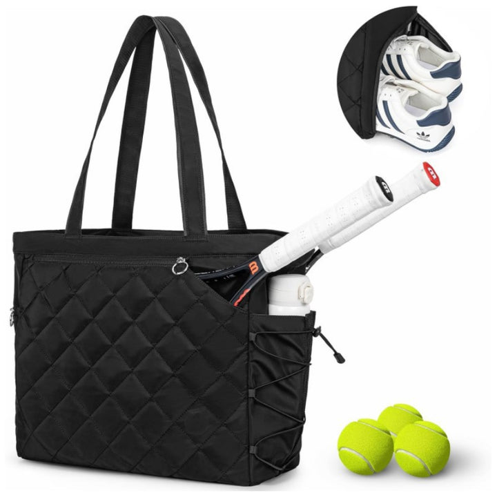 Quilted Tennis Gear Tote Stornfield