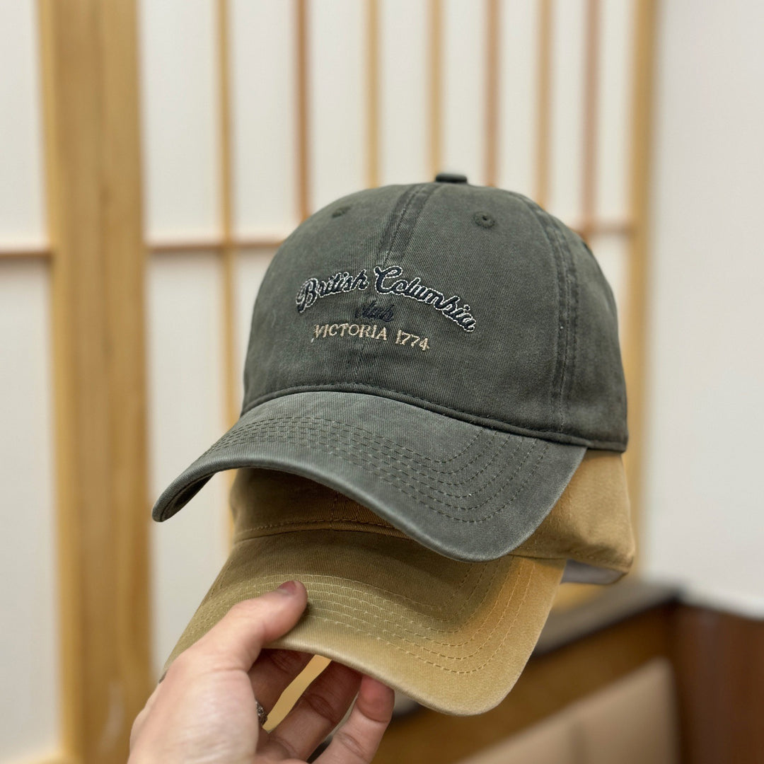Men's Vintage-Inspired Distressed Baseball Cap Stornfield