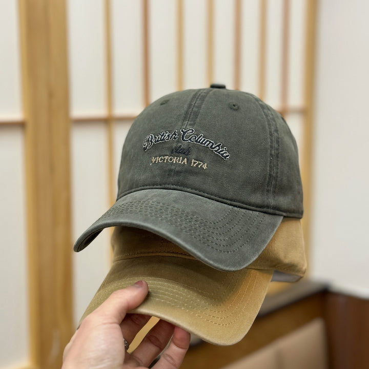 Men's Vintage-Inspired Distressed Baseball Cap Stornfield