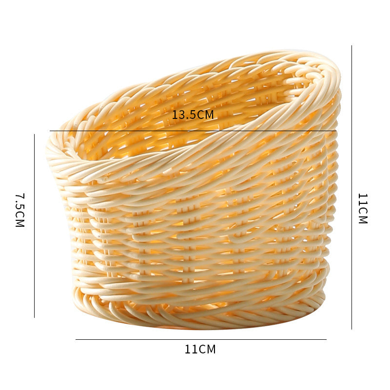 Handcrafted Natural Wicker Storage Basket Stornfield
