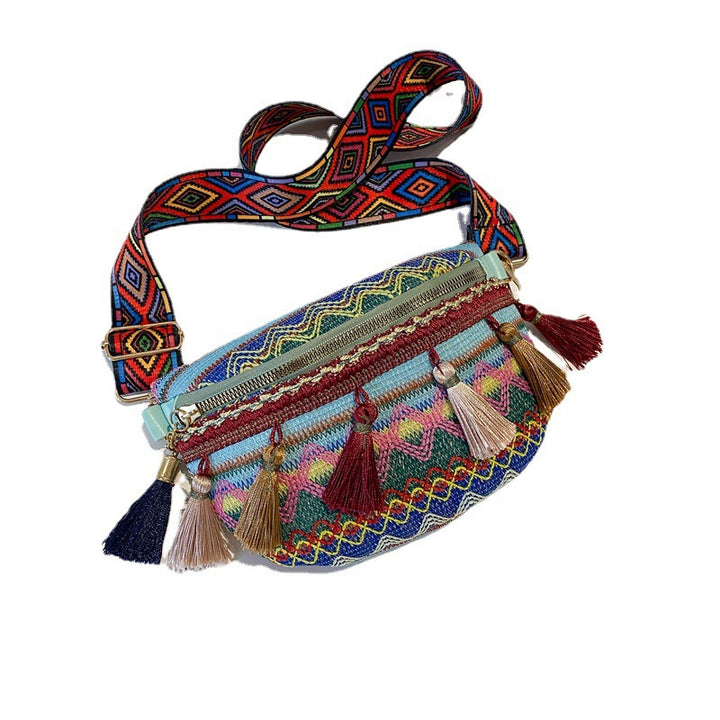 Colorful Embroidered Crossbody Bag Stornfield