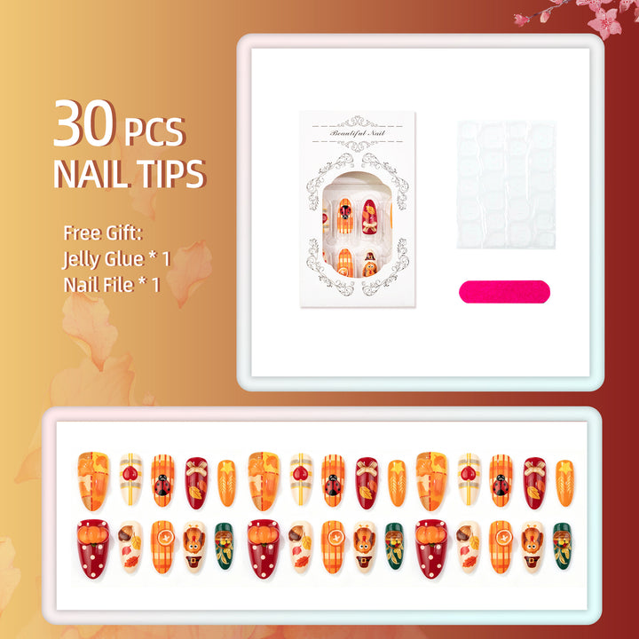 Seasonal Themed Manual Nail Art Set