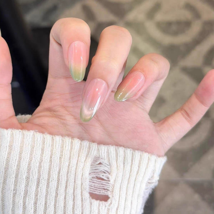 Ombre Almond-Shaped Press-On Nail Set Stornfield