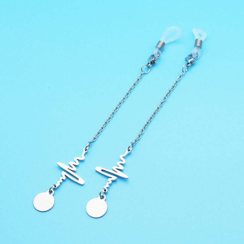 Stylish Heartbeat Design Dangle Earrings Stornfield